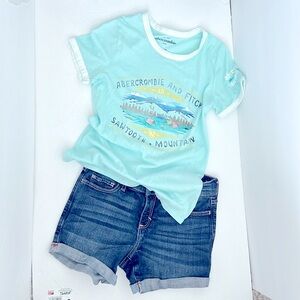 Abercrombie kids shorts & tee